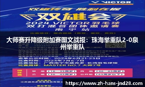 大师赛升降级附加赛图文战报：珠海举重队2-0泉州举重队